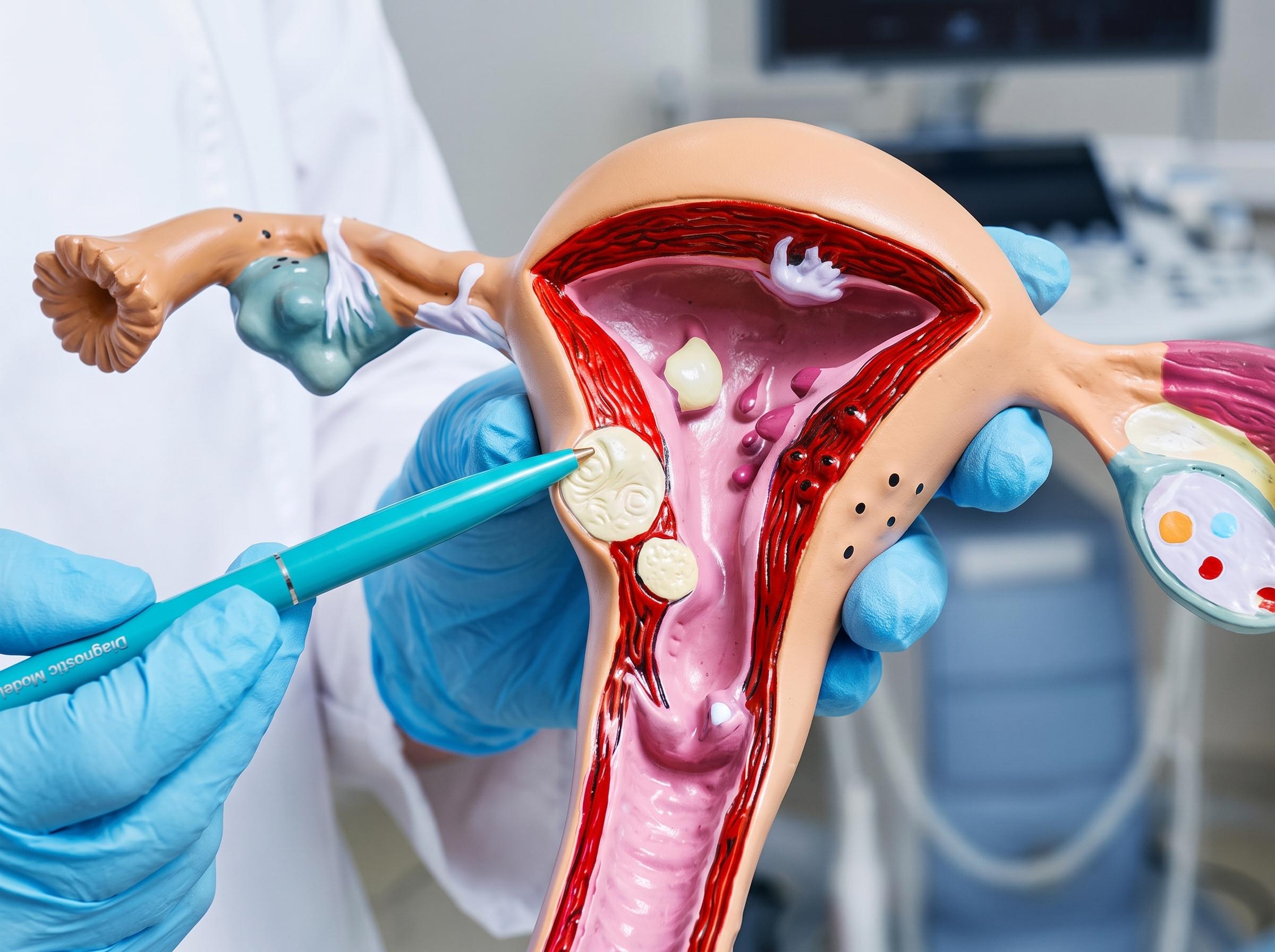 Uterine Fibroids 
Heavy bleeding, pelvic pressure, reproductive challenges.
